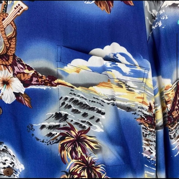 HILO HATTIES Tropical Casual Button Down Shirt L - Picture 3 of 8